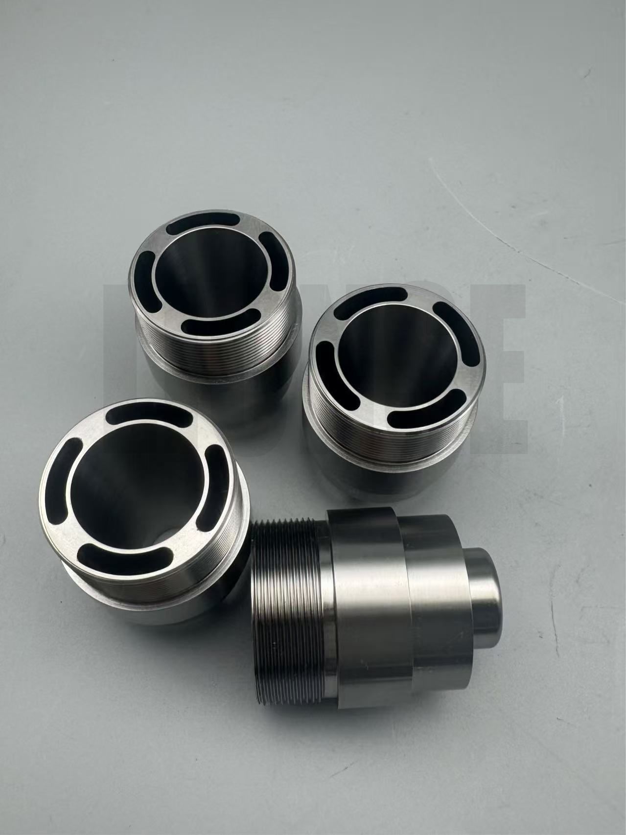 Grade 5 Titanium CNC Fresing Gjenget Hultopp Adapter