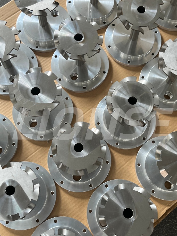 Rustfritt stål sag-tann disperser impeller-enhet